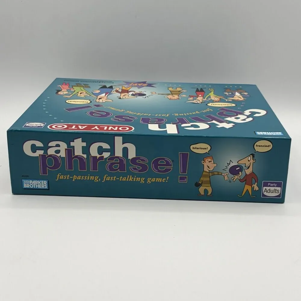 VINTAGE Catch Phrase Game COMPLETE WORKS Parker Brothers 1994 90s Words